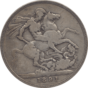 1891 CROWN ( GF ) - CROWN - Cambridgeshire Coins