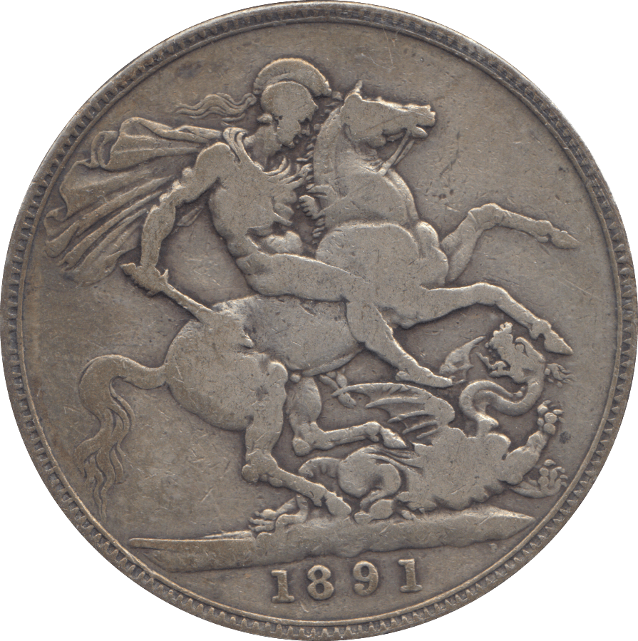 1891 CROWN ( GF ) - CROWN - Cambridgeshire Coins