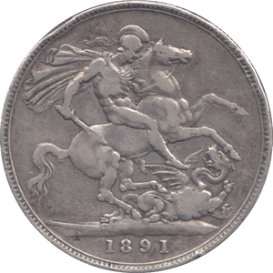 1891 CROWN ( GF ) - CROWN - Cambridgeshire Coins