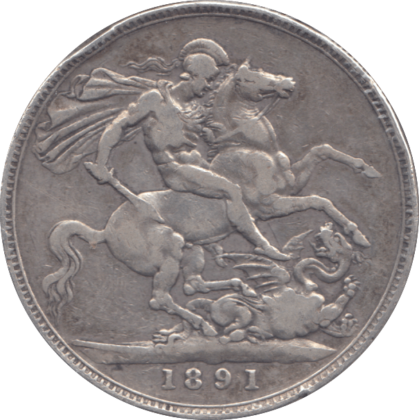 1891 CROWN ( GF ) - CROWN - Cambridgeshire Coins