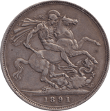 1891 CROWN ( GF ) - FLORIN - Cambridgeshire Coins