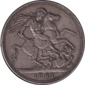 1891 CROWN (GF) - CROWN - Cambridgeshire Coins
