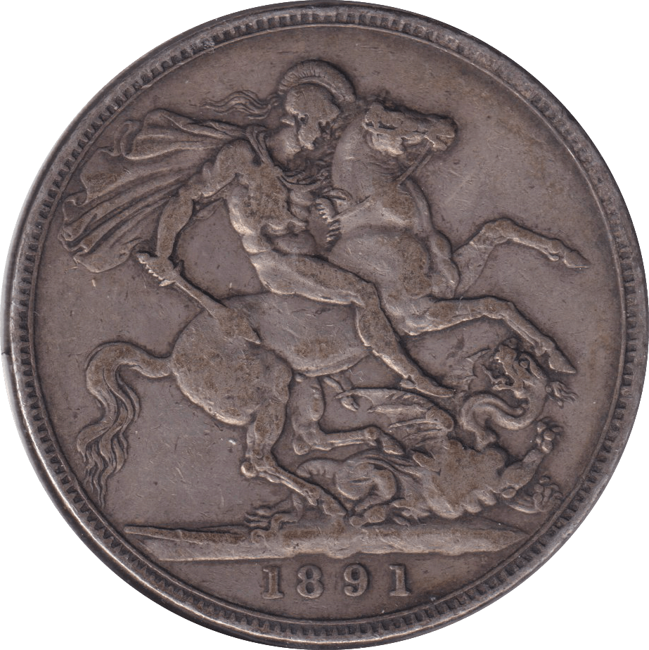 1891 CROWN (GF) - CROWN - Cambridgeshire Coins