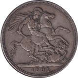 1891 CROWN (GF) - CROWN - Cambridgeshire Coins