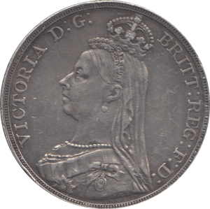 1891 CROWN ( GVF ) - CROWN - Cambridgeshire Coins