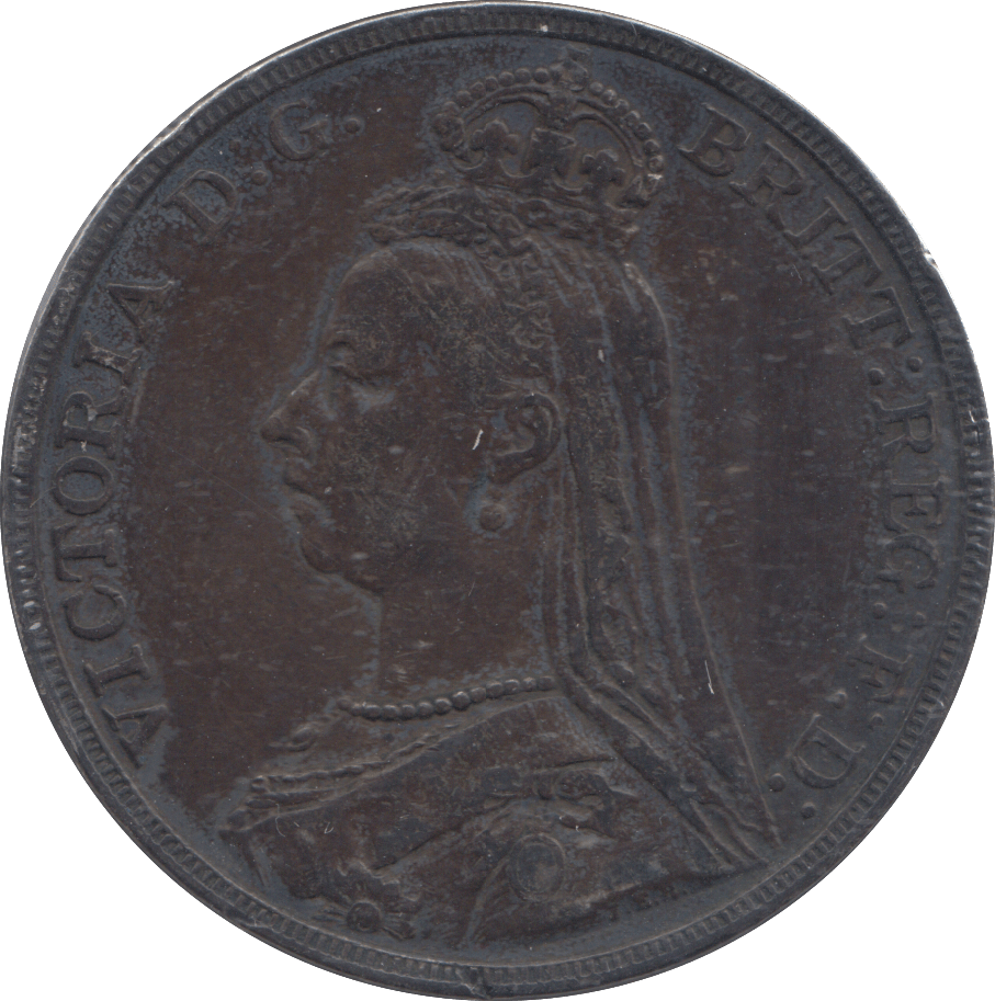 1891 CROWN ( GVF ) - CROWN - Cambridgeshire Coins
