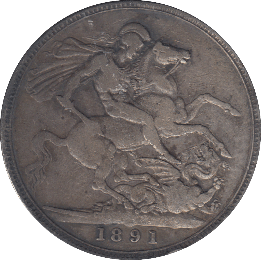 1891 CROWN ( NF ) - CROWN - Cambridgeshire Coins