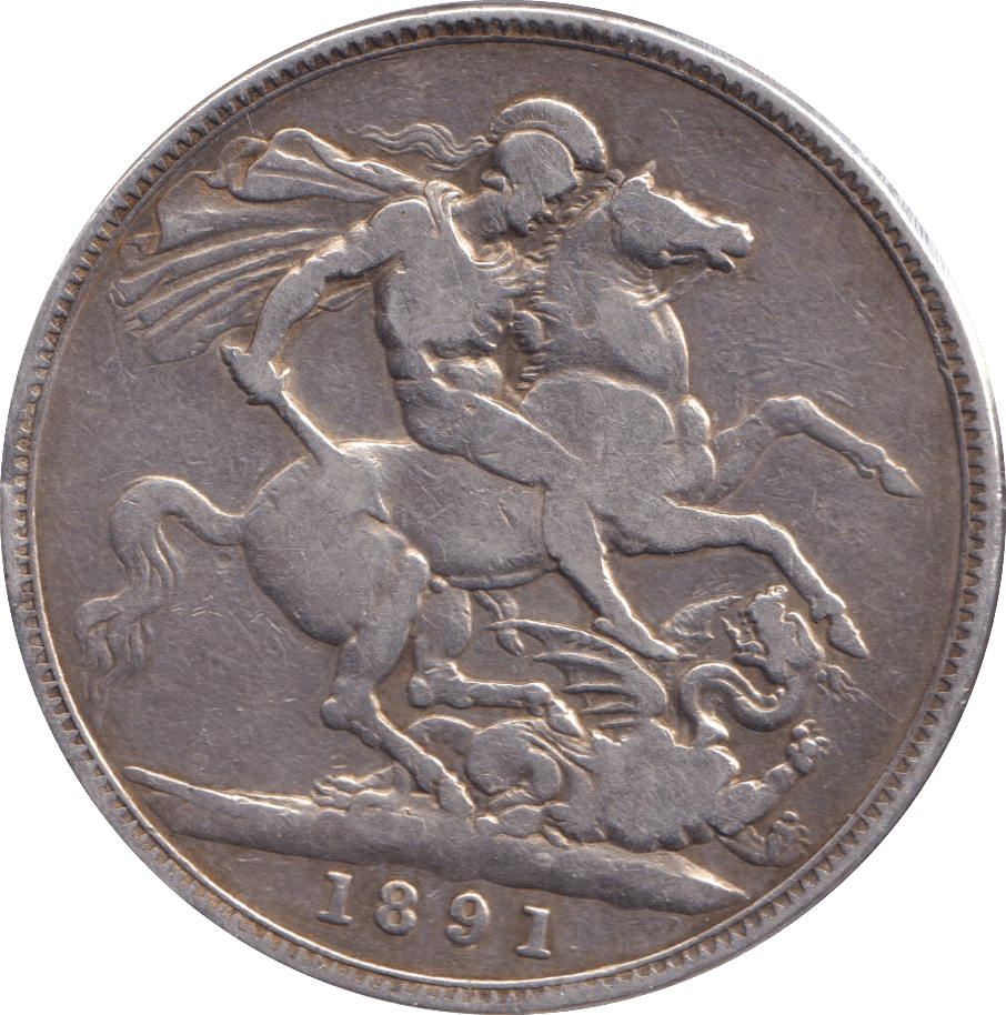 1891 CROWN ( NF ) - CROWN - Cambridgeshire Coins