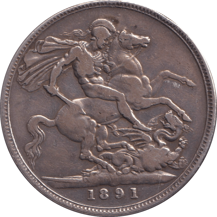 1891 CROWN ( NF ) - CROWN - Cambridgeshire Coins