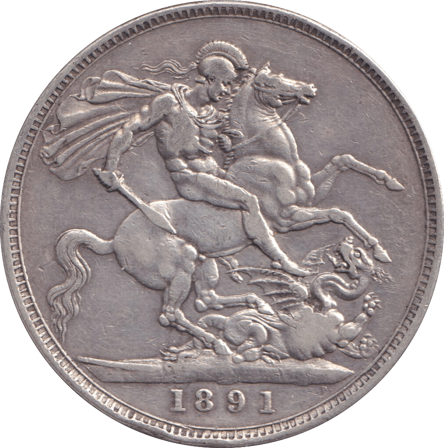1891 CROWN ( VF ) - CROWN - Cambridgeshire Coins