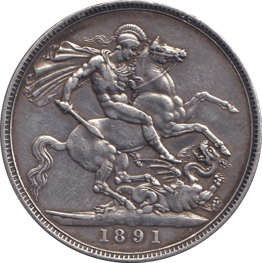 1891 CROWN ( VF ) - CROWN - Cambridgeshire Coins