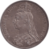 1891 CROWN ( VF ) - FLORIN - Cambridgeshire Coins