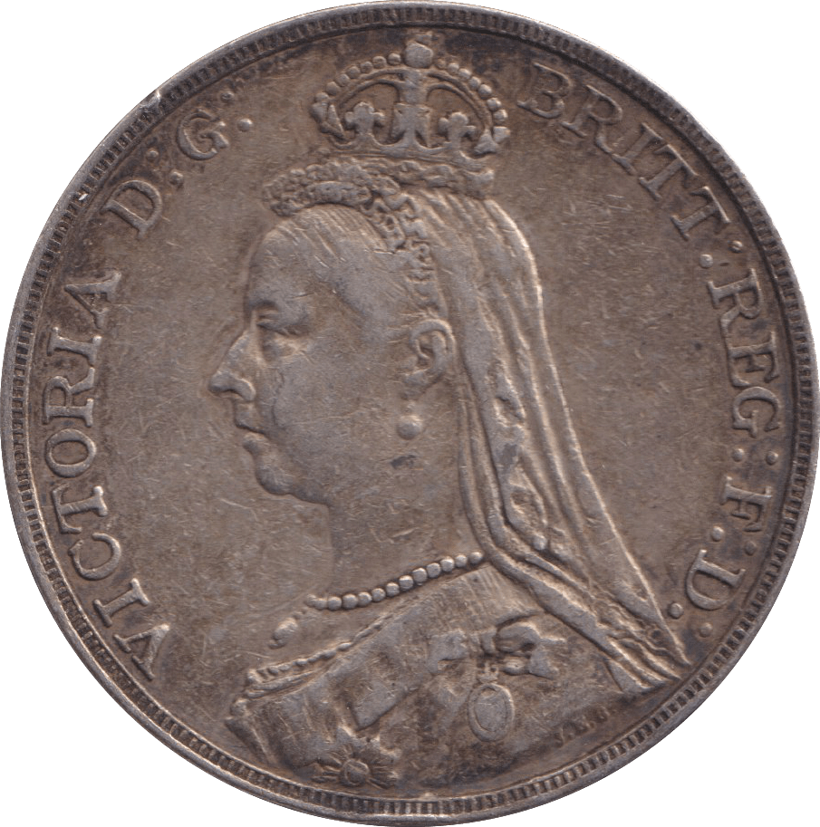 1891 CROWN ( VF ) - FLORIN - Cambridgeshire Coins