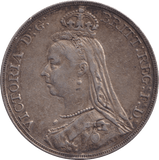 1891 CROWN ( VF ) - FLORIN - Cambridgeshire Coins