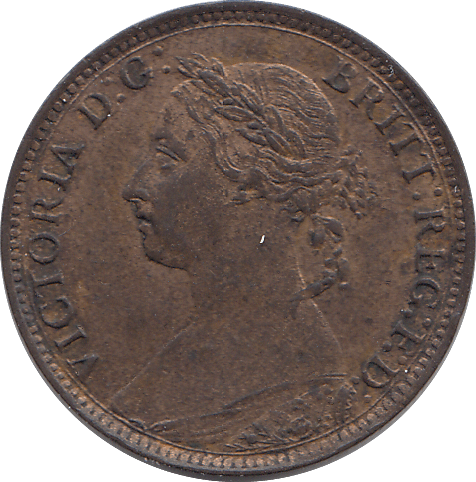 1891 FARTHING ( AUNC ) - FARTHING - Cambridgeshire Coins