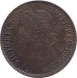 1891 FARTHING ( EF ) - Farthing - Cambridgeshire Coins