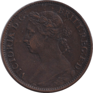1891 FARTHING ( EF ) - FARTHING - Cambridgeshire Coins