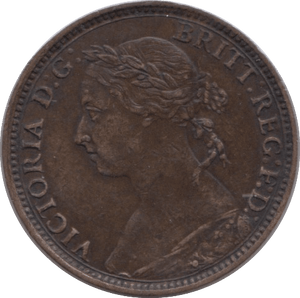 1891 FARTHING ( GVF ) - Farthing - Cambridgeshire Coins