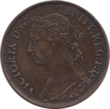 1891 FARTHING ( GVF ) - Farthing - Cambridgeshire Coins