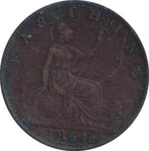 1891 FARTHING ( GVF ) - Farthing - Cambridgeshire Coins