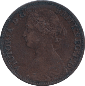 1891 FARTHING ( GVF ) - Farthing - Cambridgeshire Coins
