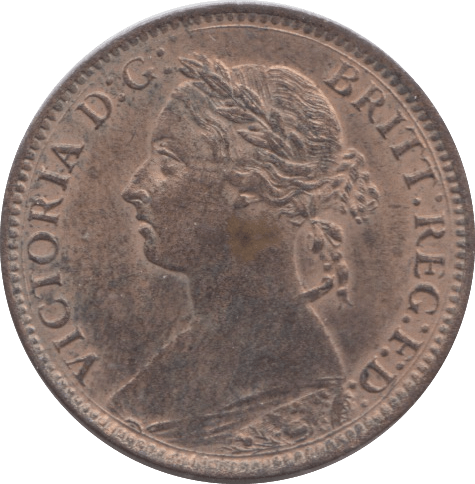 1891 FARTHING ( UNC ) - FARTHING - Cambridgeshire Coins