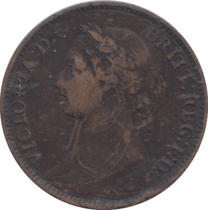 1891 FARTHING ( VF ) - FARTHING - Cambridgeshire Coins
