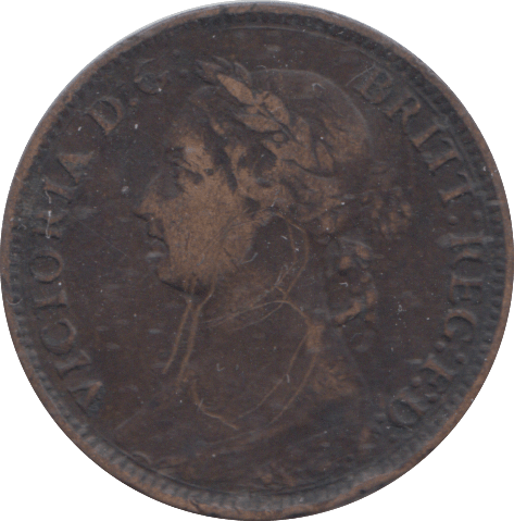 1891 FARTHING ( VF ) - FARTHING - Cambridgeshire Coins