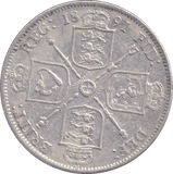 1891 FLORIN ( EF ) - FLORIN - Cambridgeshire Coins