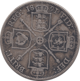 1891 FLORIN ( FINE ) - FLORIN - Cambridgeshire Coins
