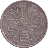 1891 FLORIN ( GF ) - FLORIN - Cambridgeshire Coins