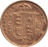 1891 GOLD HALF SOVEREIGN ( GVF ) - HALF SOVEREIGN - Cambridgeshire Coins