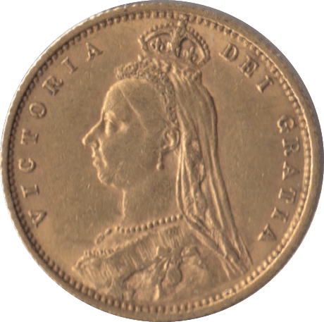 1891 GOLD HALF SOVEREIGN ( GVF ) - Half Sovereign - Cambridgeshire Coins