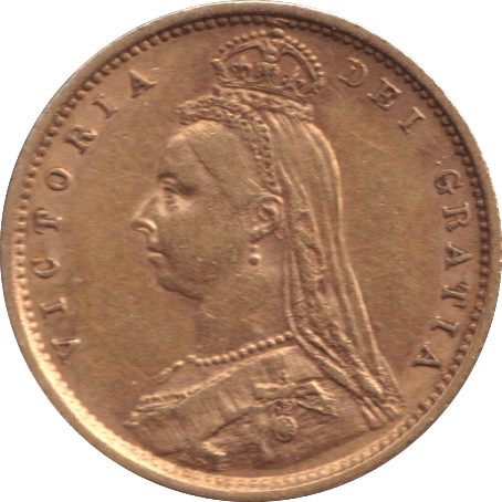 1891 GOLD HALF SOVEREIGN ( GVF ) - HALF SOVEREIGN - Cambridgeshire Coins