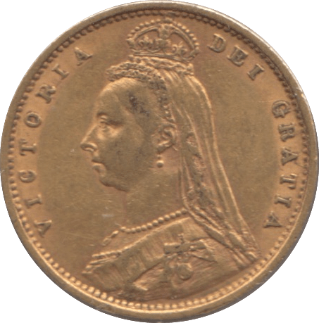 1891 GOLD HALF SOVEREIGN ( VF ) - HALF SOVEREIGN - Cambridgeshire Coins