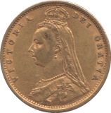 1891 GOLD HALF SOVEREIGN ( VF ) - HALF SOVEREIGN - Cambridgeshire Coins