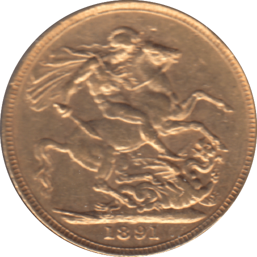 1891 GOLD SOVEREIGN ( EF ) - SOVEREIGN - Cambridgeshire Coins