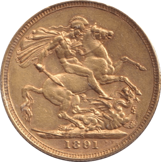 1891 GOLD SOVEREIGN ( EF ) - SOVEREIGN - Cambridgeshire Coins