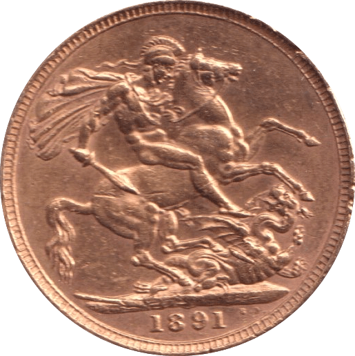 1891 GOLD SOVEREIGN ( EF ) - Sovereign - Cambridgeshire Coins