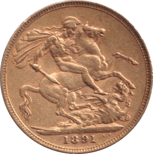 1891 GOLD SOVEREIGN ( GVF ) - SOVEREIGN - Cambridgeshire Coins