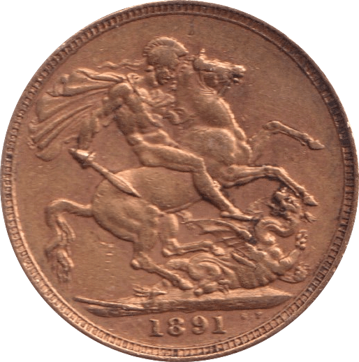 1891 GOLD SOVEREIGN ( GVF ) - Sovereign - Cambridgeshire Coins