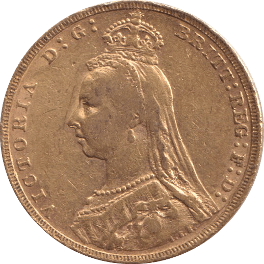 1891 GOLD SOVEREIGN ( VF ) - SOVEREIGN - Cambridgeshire Coins