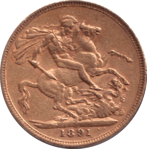 1891 GOLD SOVEREIGN ( VF ) - SOVEREIGN - Cambridgeshire Coins