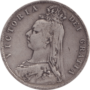 1891 HALFCROWN ( F ) - Halfcrown - Cambridgeshire Coins