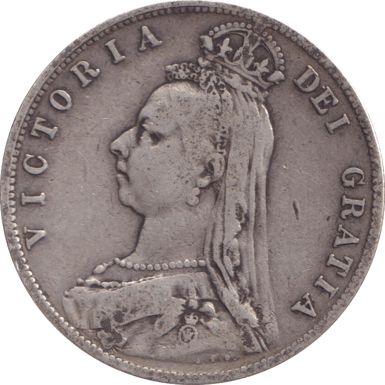 1891 HALFCROWN ( F ) - Halfcrown - Cambridgeshire Coins