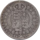 1891 HALFCROWN ( FINE ) - HALFCROWN - Cambridgeshire Coins