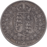 1891 HALFCROWN ( FINE ) - HALFCROWN - Cambridgeshire Coins