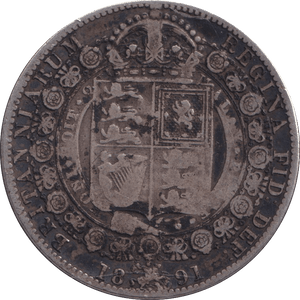 1891 HALFCROWN ( GF ) - HALFCROWN - Cambridgeshire Coins