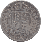 1891 HALFCROWN ( NF ) - HALFCROWN - Cambridgeshire Coins