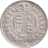1891 HALFCROWN ( UNC ) - HALFCROWN - Cambridgeshire Coins